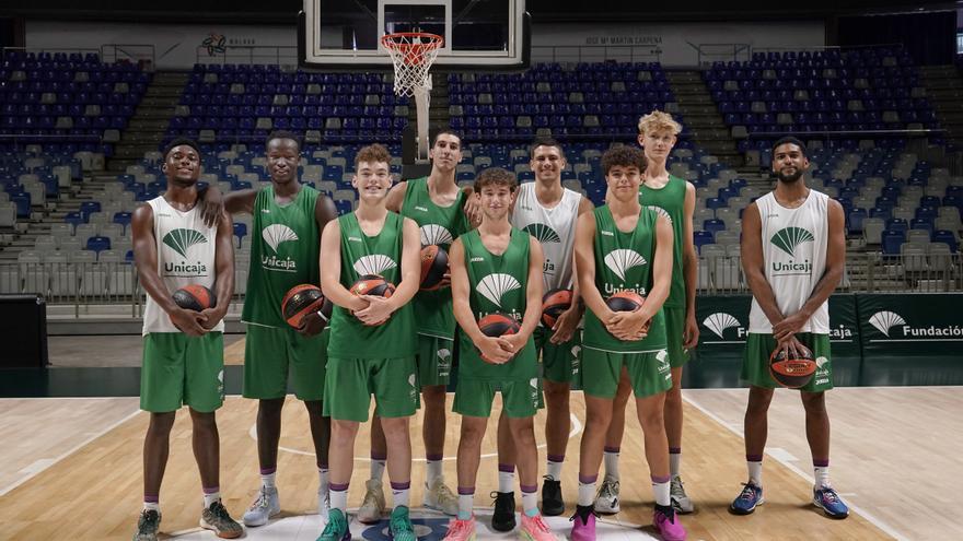 Primer entrenamiento del Unicaja 2023/24