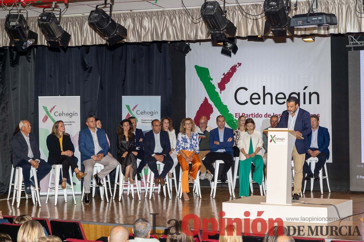 Elecciones 28M: Presentación de la lista de X Cehegín