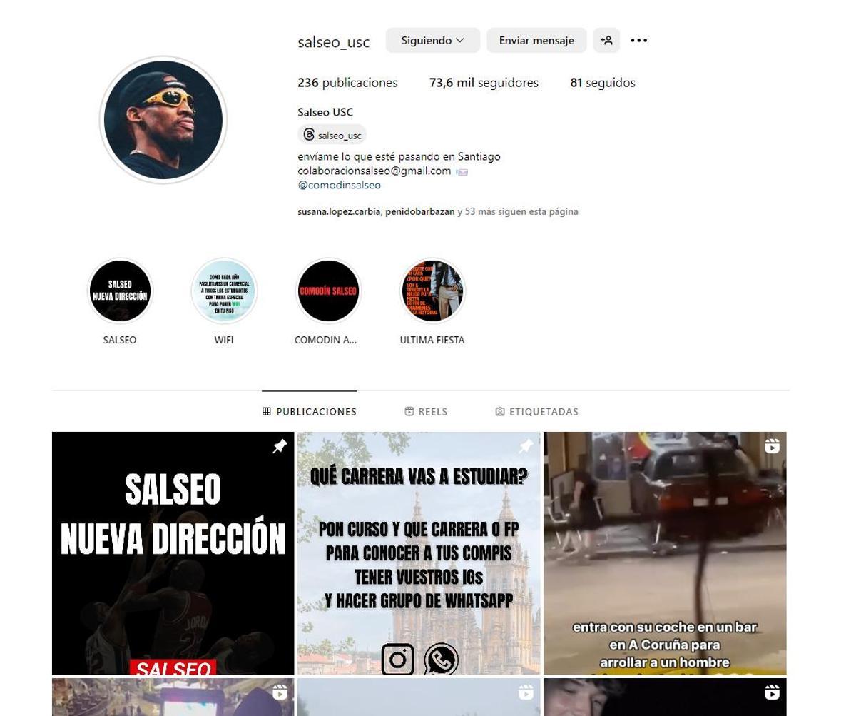 Salseo USC cuenta con más de 70.000 seguidores en Instagram
