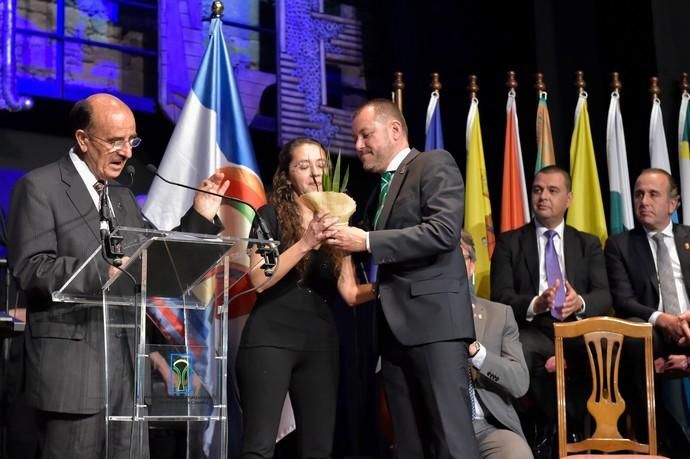 05-04-2019 GALDAR. Inauguración de Enorte, feria empresarial del Norte. Fotógrafo: ANDRES CRUZ  | 05/04/2019 | Fotógrafo: Andrés Cruz