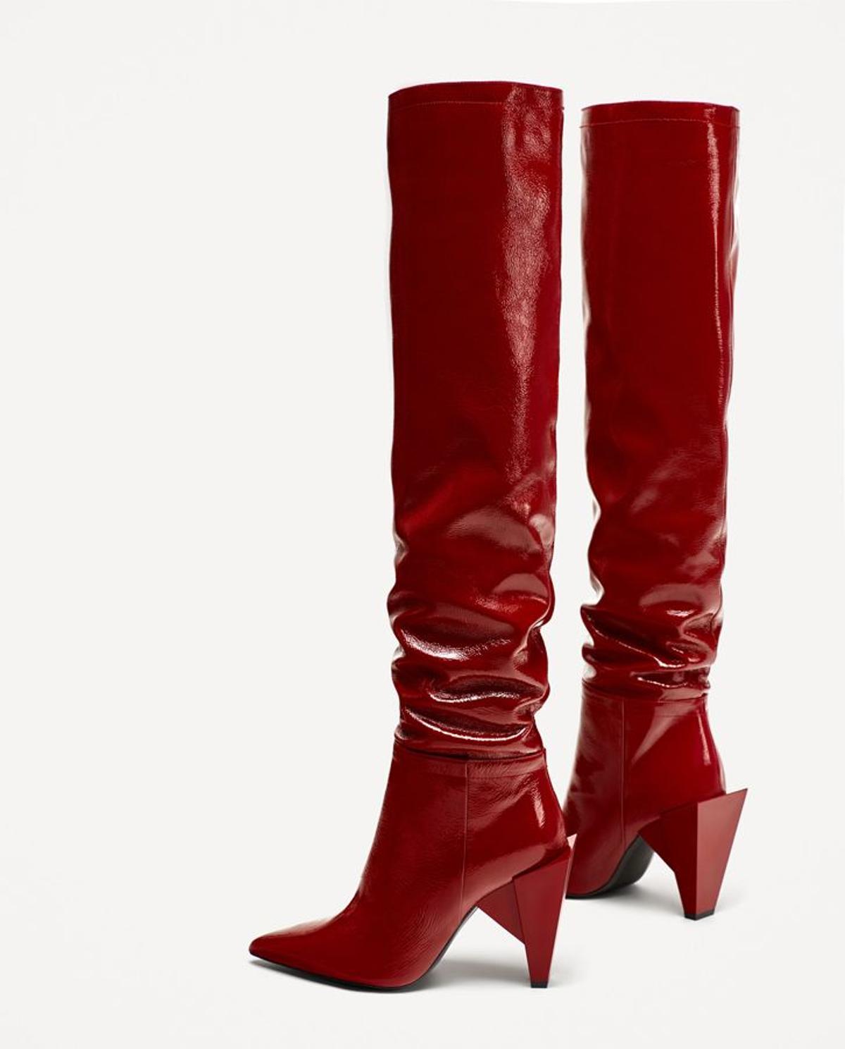 Zara Pre-fall 17: Botas altas de piel