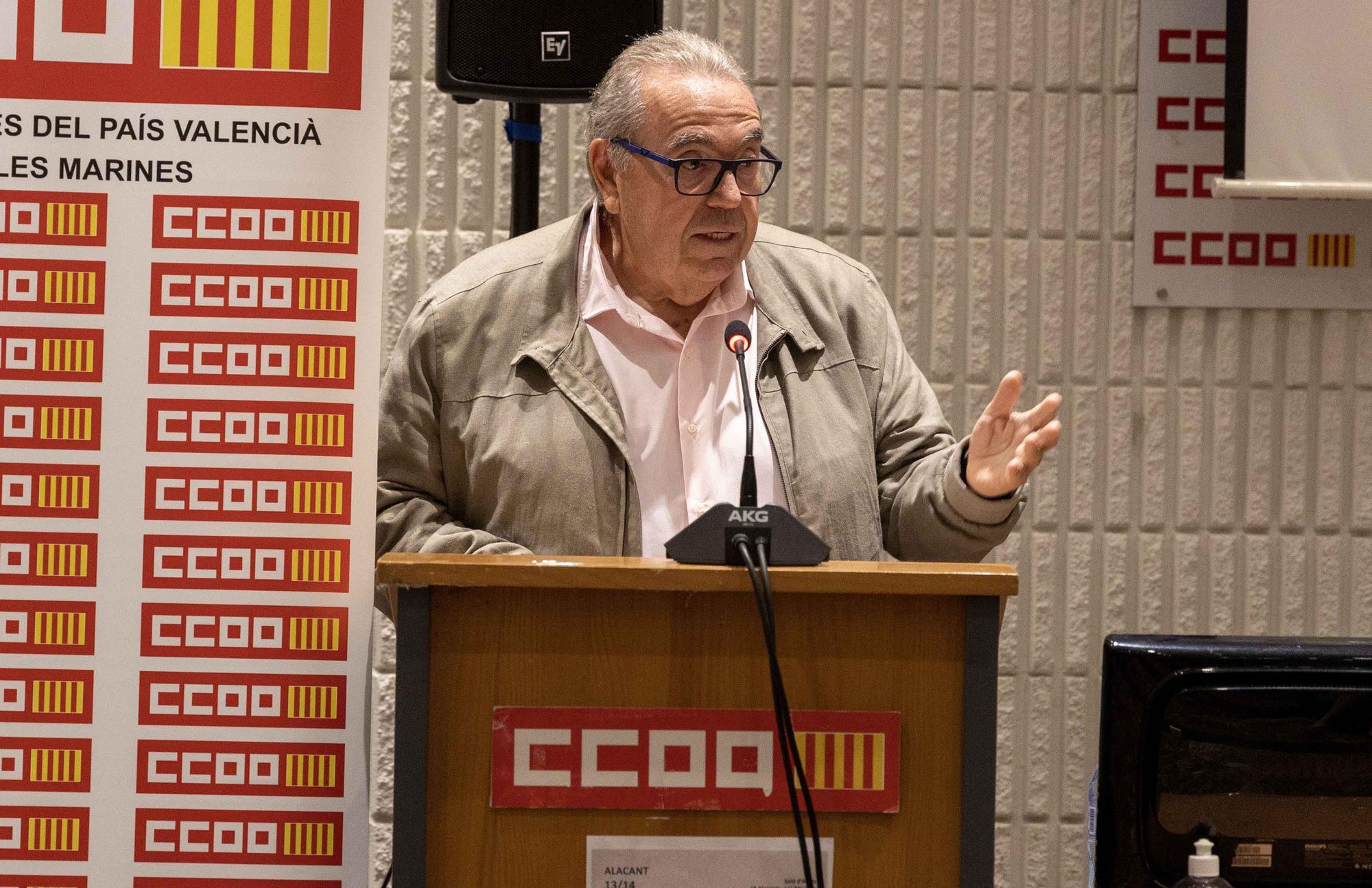 Homenaje en memoria del sindicalista y presidente de CCOO l’Alacantí-les Marines José de la Casa