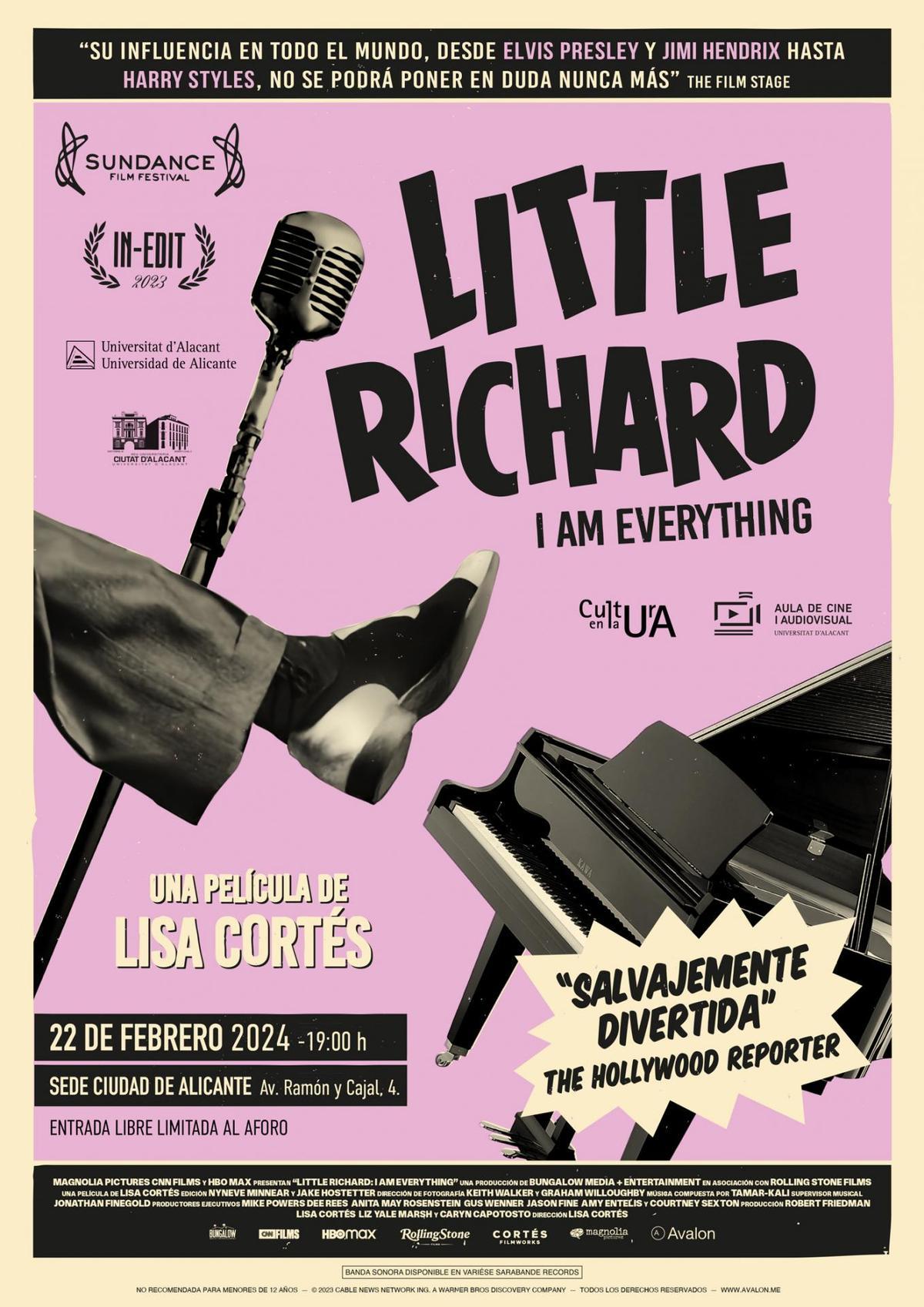 Cartel de la película &quot;Little Richard. I am everything&quot;
