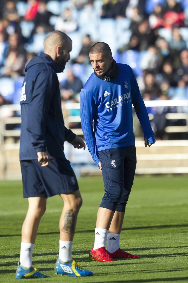 Entrenamiento de puertas abiertas del Real Zaragoza