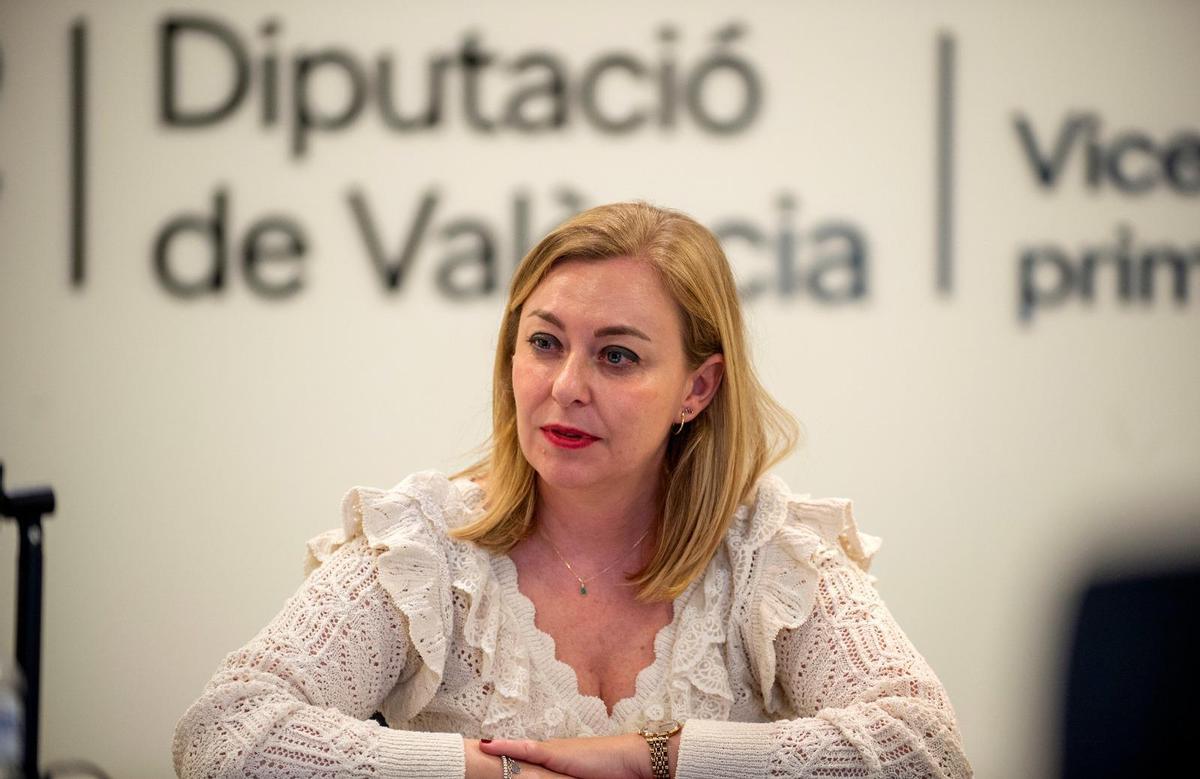 La vicepresidenta primera de la diputación, Natàlia Enguix.