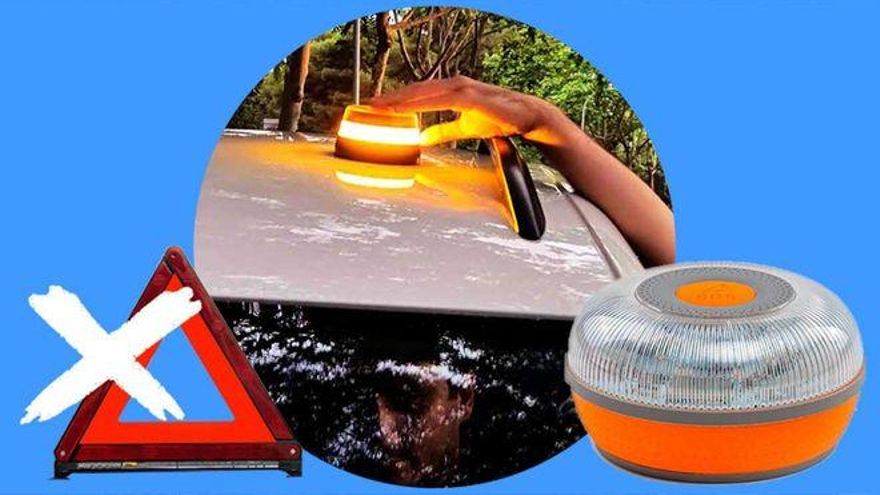 Luces de alerta V16 del coche que serán ilegales en 2026 siguen a la venta como homologadas: consejos para que no te engañen