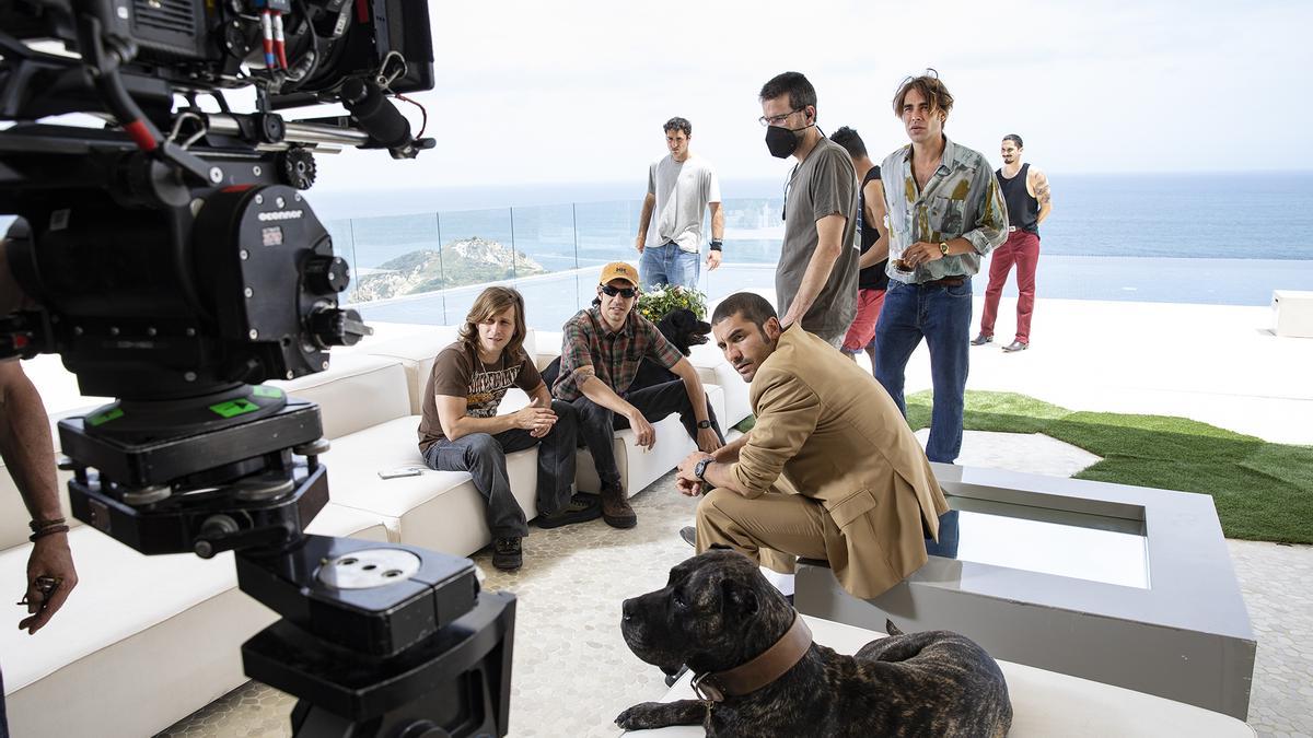 El equipo de El Inmortal en la terraza de la Casa Sardinera