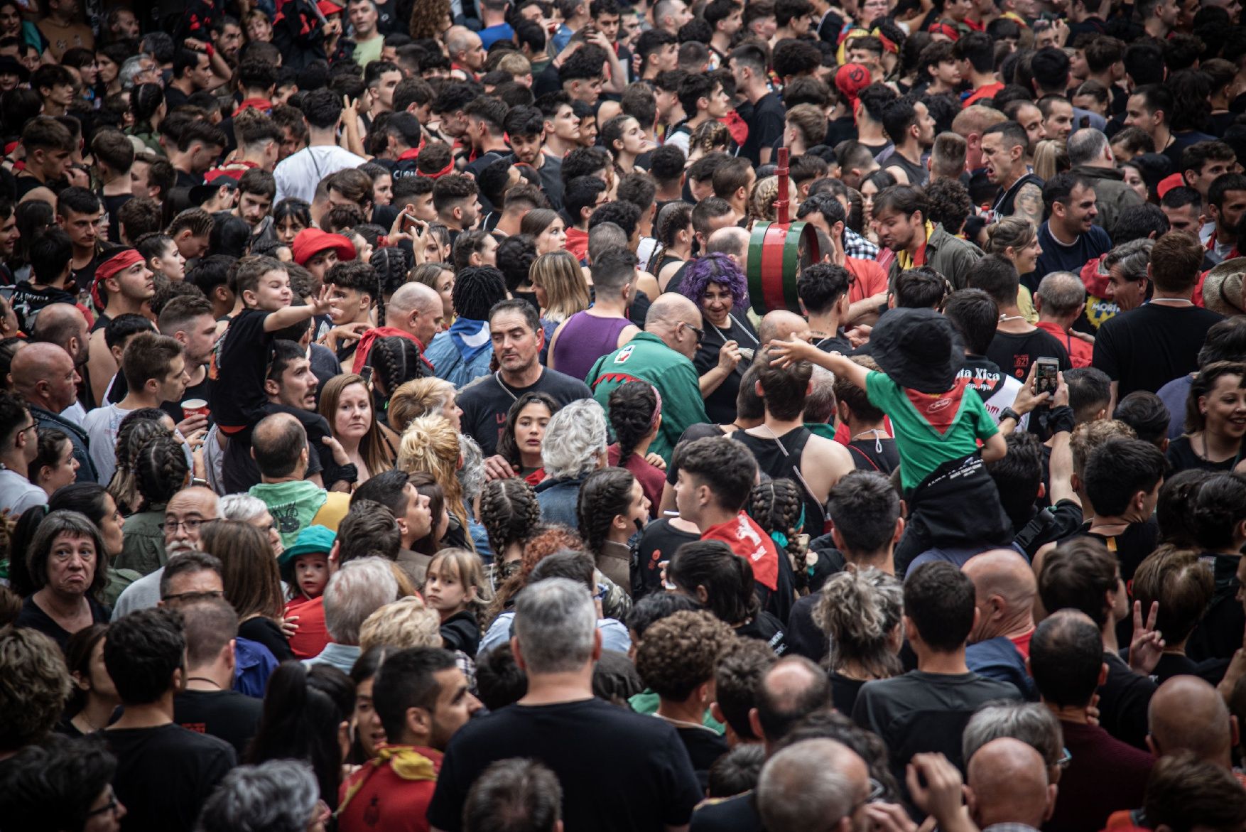 Les millors imatges del passacarrers de dimecres al vespre de Patum