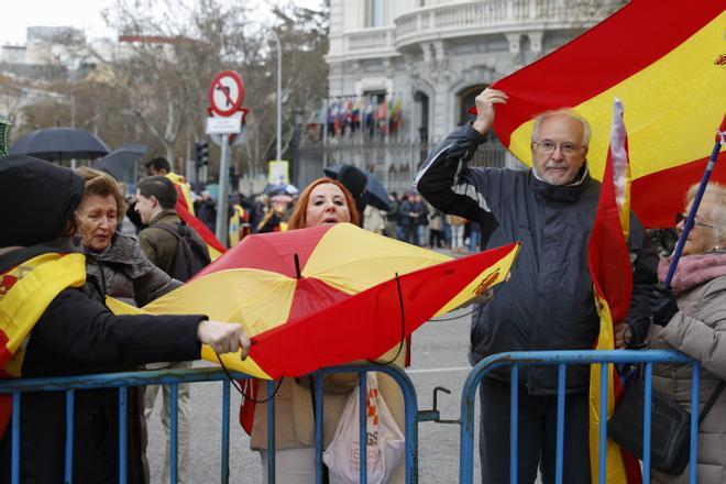 Concentración en Madrid contra la Ley de Amnistía