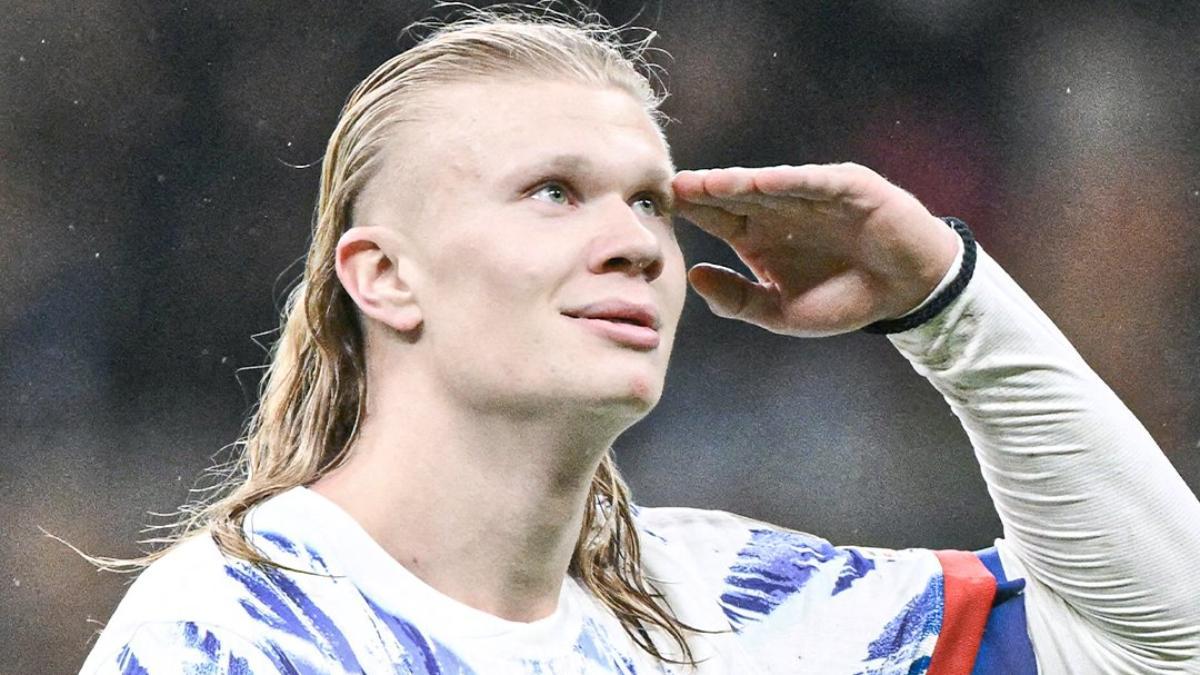 Haaland se desmelena con Noruega