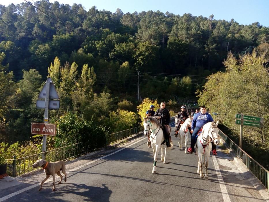 La peregrinación ecuestre recorre 53 kilómetros