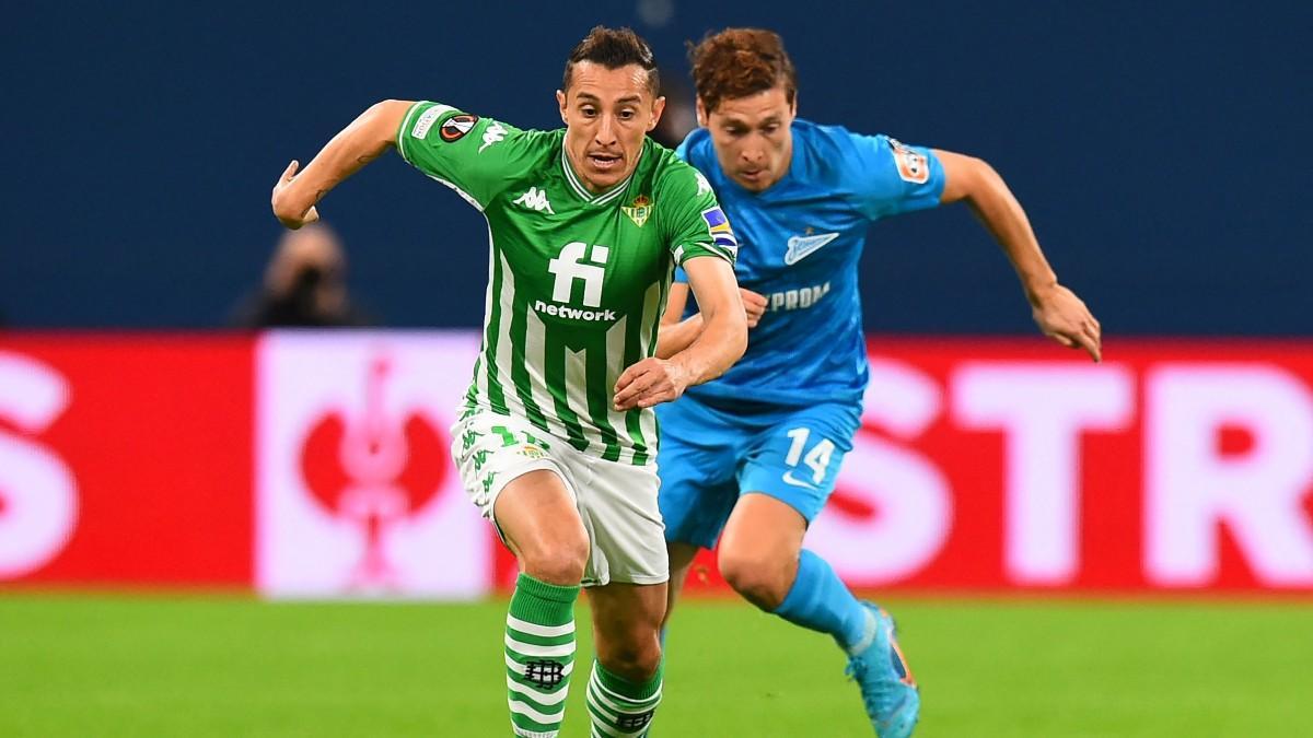 Guardado, en la ida de la eliminatoria de la Europa League