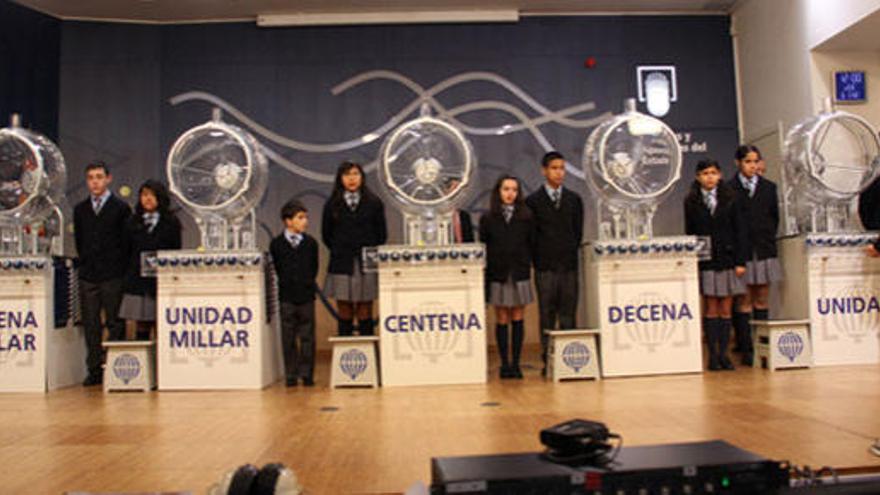 Los bombos del sorteo del Niño.