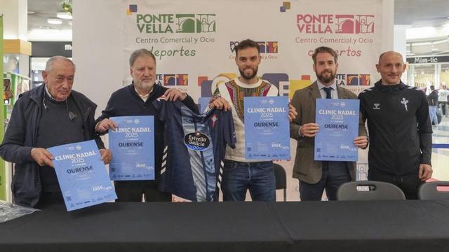 La Fundación Celta presenta el Clinic de Nadal en Ourense  | ROI CRUZ