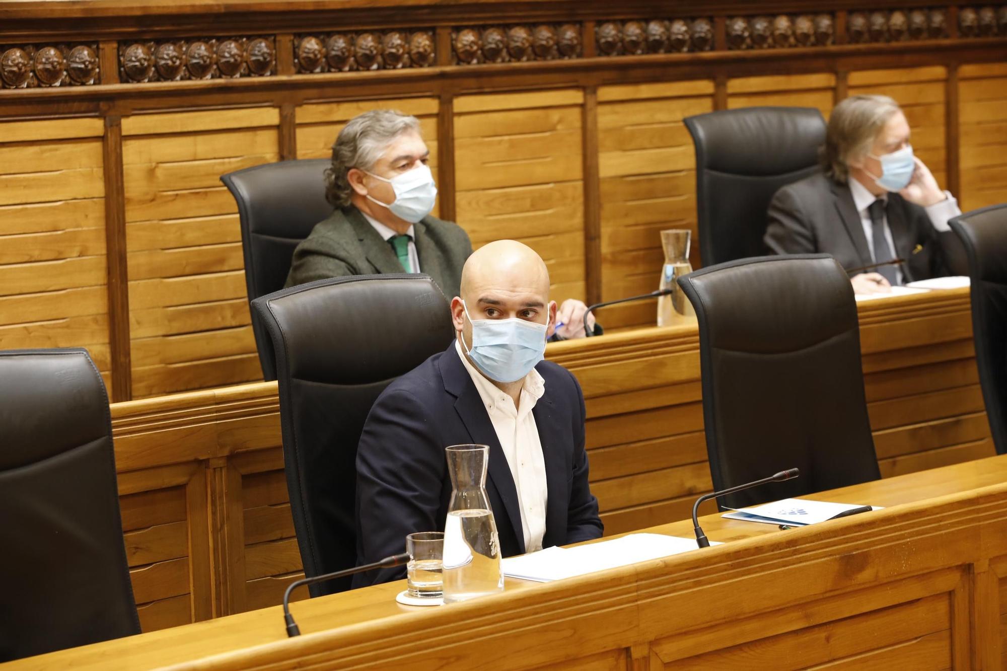 Pleno municipal de enero en el Ayuntamiento de Gijón.