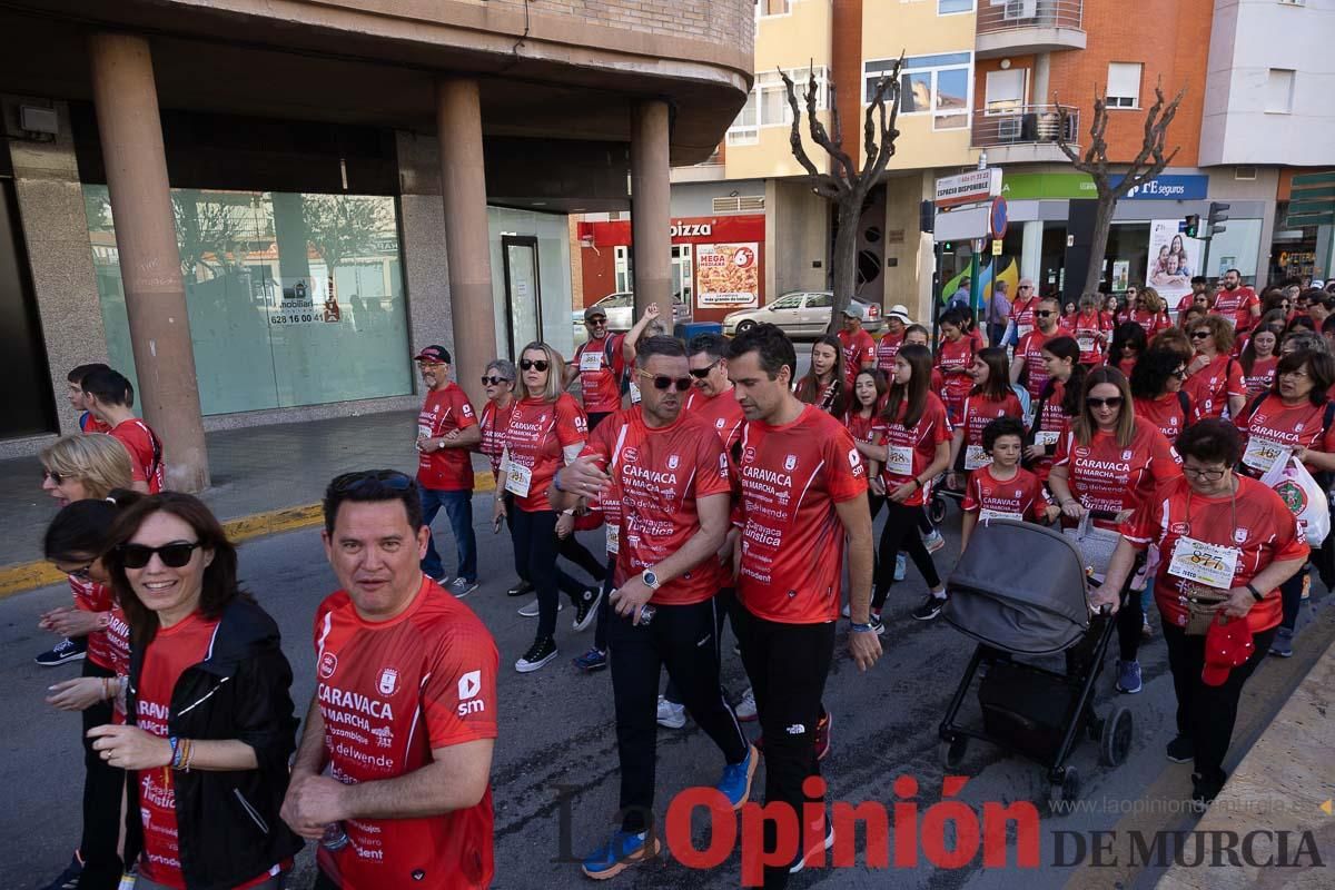 Marcha de la ONG Delwende en Caravaca