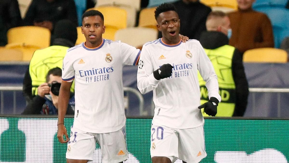 Rodrygo y Vinicius, goleadores