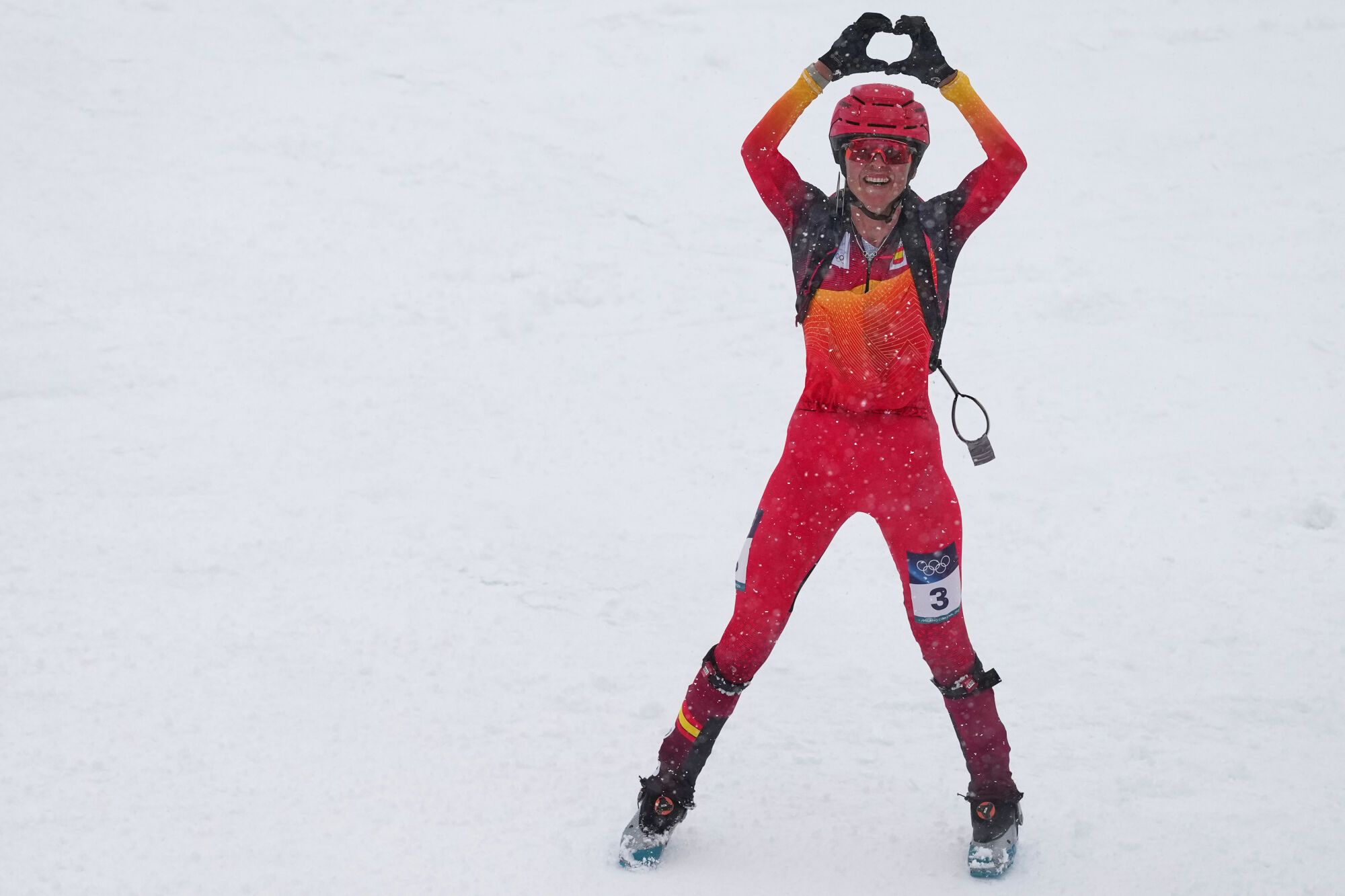 Ana Alonso, tras ganar la medalla de bronce en skimo: "Me miraban como si estuviera loca, pero aquí está la medalla"