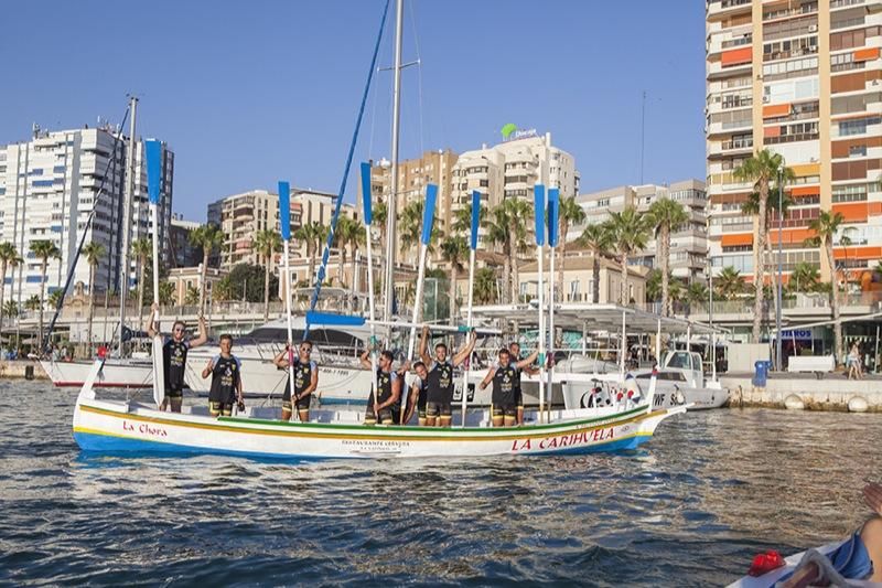 Regata de Jábegas en el Muelle Uno