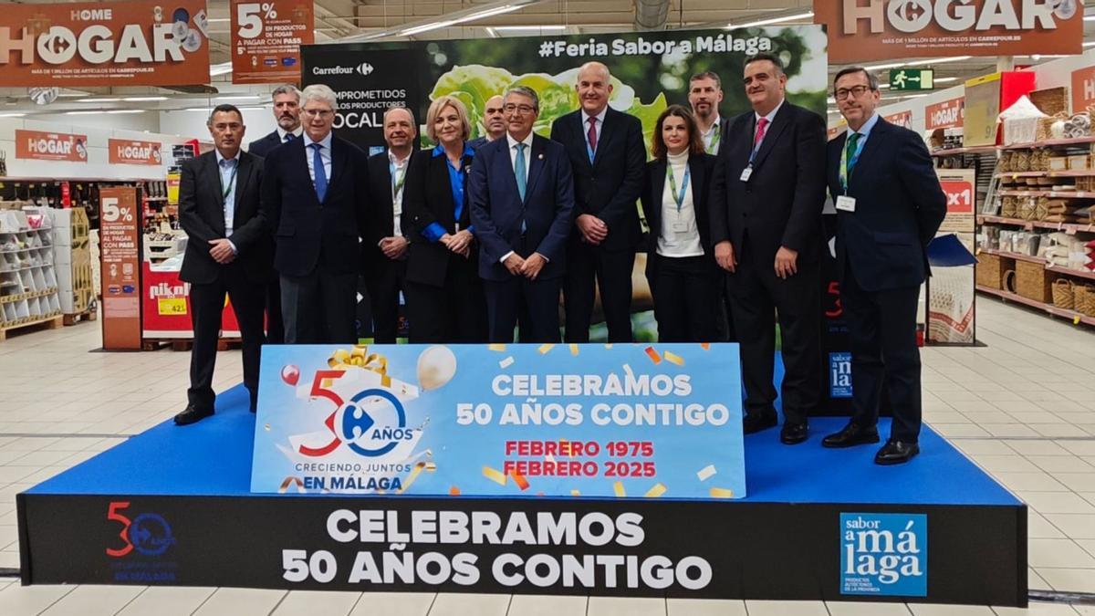 Carrefour celebra sus 50 años junto a Sabor a Málaga