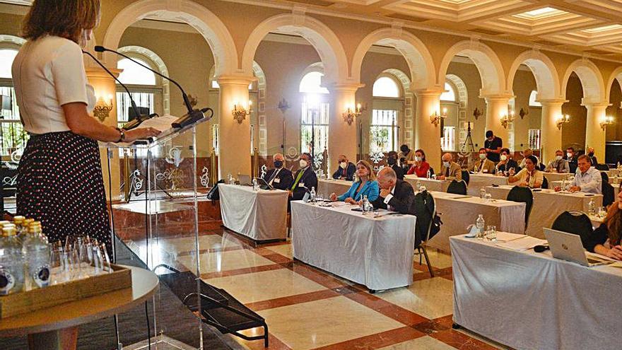 Una de las intervenciones del Foro de Aviación Regional Sostenible.