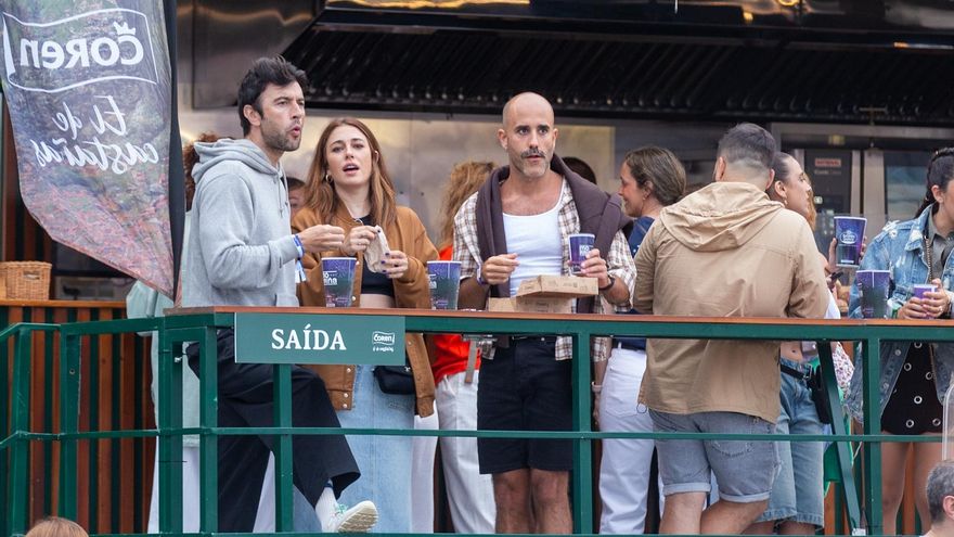Los actores Javier Rey y Blanca Suárez disfrutaron del Morriña Fest