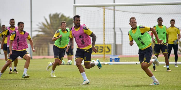 Entrenamiento de la Unión Deportiva Las Palmas