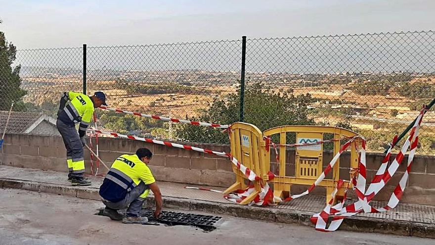 Treballs a l’embornal del carrer Mirador del Bages | AJ. SANT FRUITÓS