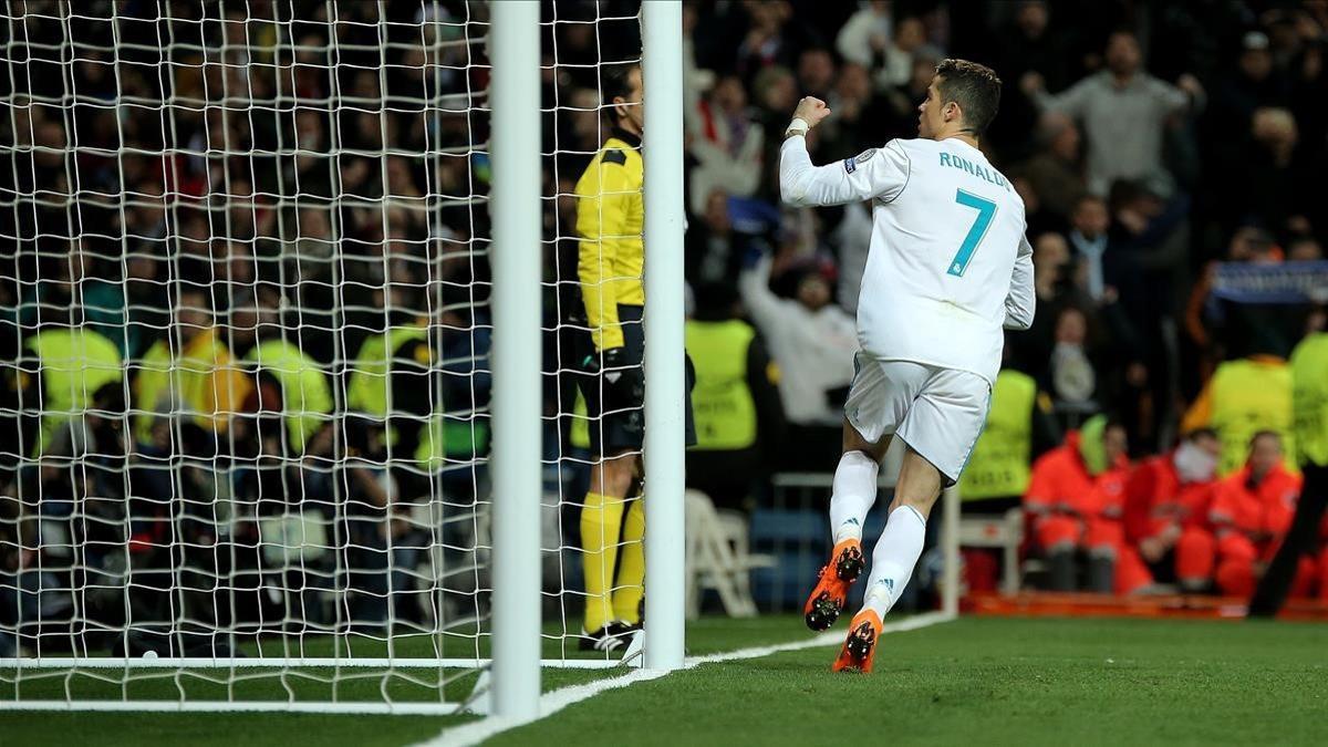 Cristiano Ronaldo celebra el gol