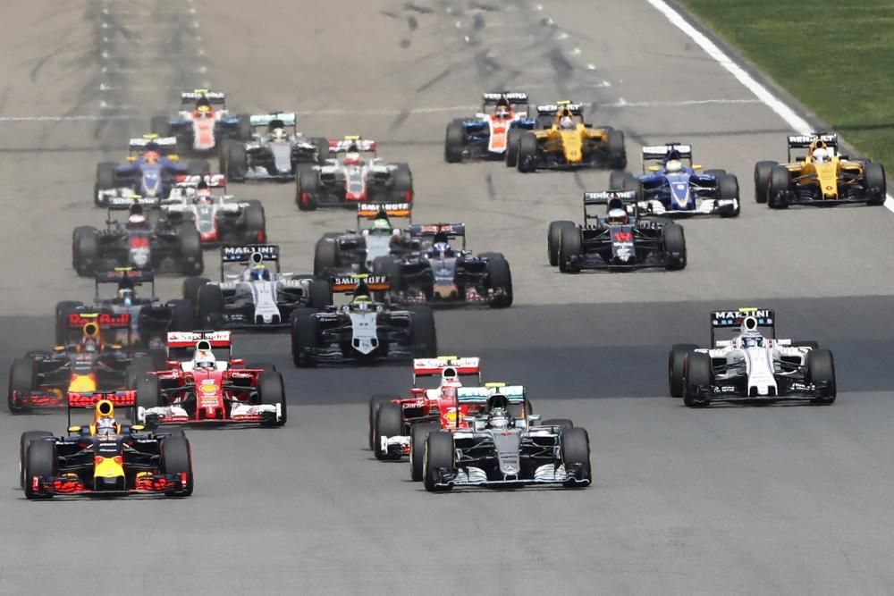 Las mejores imágenes de la carrera en el circuito de Shanghái.