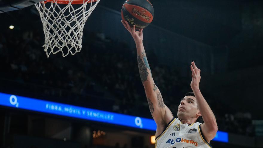 95-80. El Real Madrid recupera la confianza a costa del Bilbao