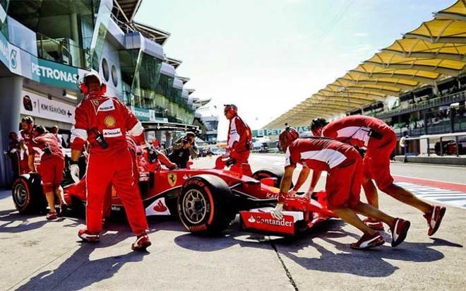 F1 - GP Malasia. Entrenamientos en Sepang. Sebastian Vettel