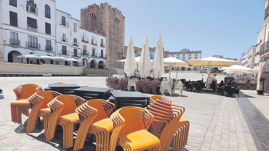 Sorpresa de los hosteleros de Cáceres por la nueva tasa de ocupación