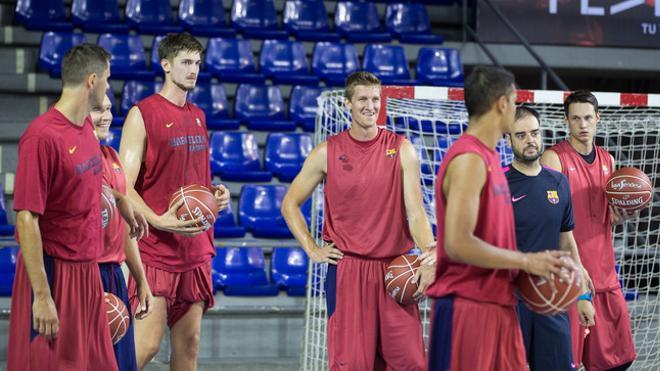 REVISIÓN MÉDICA Y PRIMER ENTRENAMIENTO FCBARCELONA BALONCESTO 2014/15