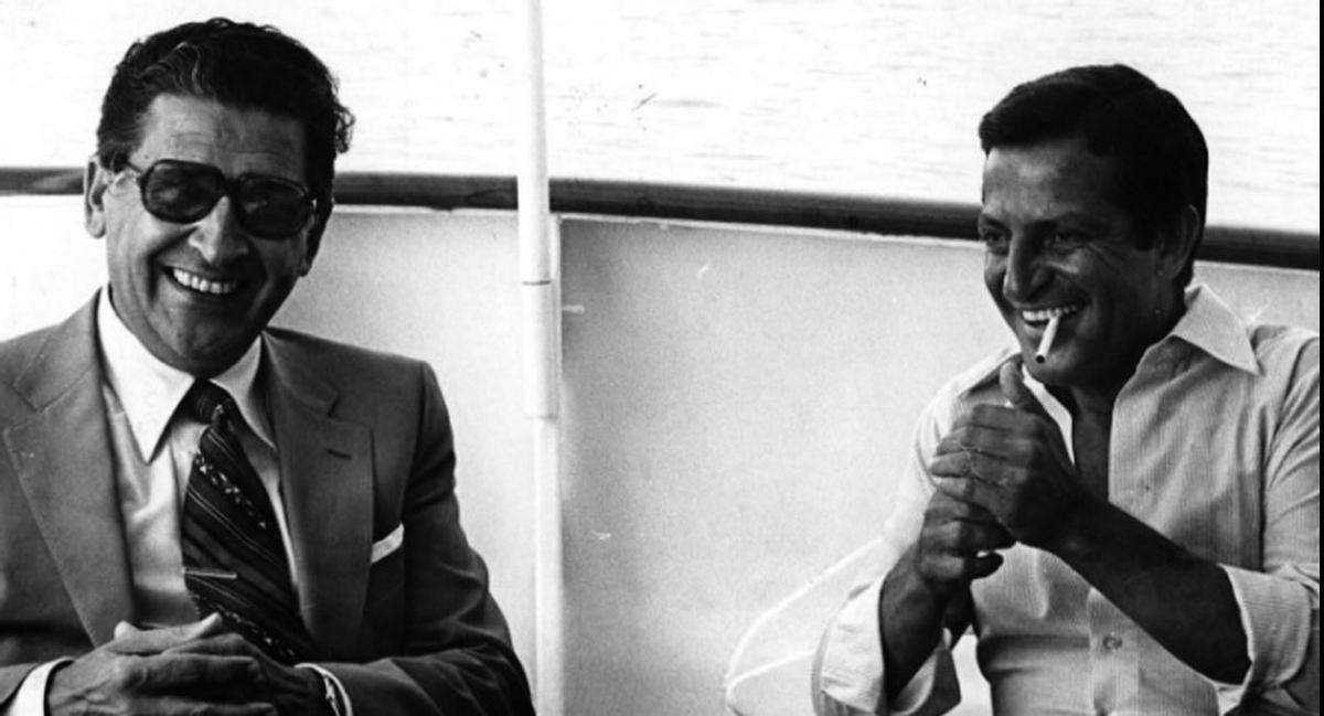 Adolfo Suárez junto a Jeroni Albertí.
