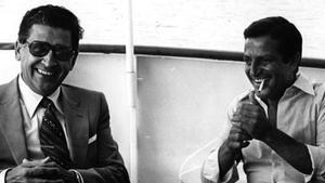 Adolfo Suárez junto a Jeroni Albertí.