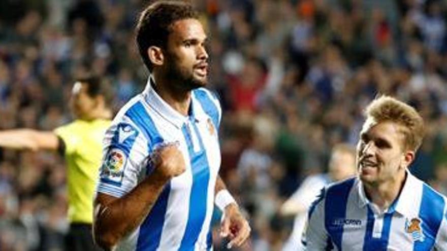 William José celebra el gol del empate.