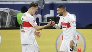 Angelo Stiller y Deniz Undav, dos de los futbolistas más destacados del Stuttgart