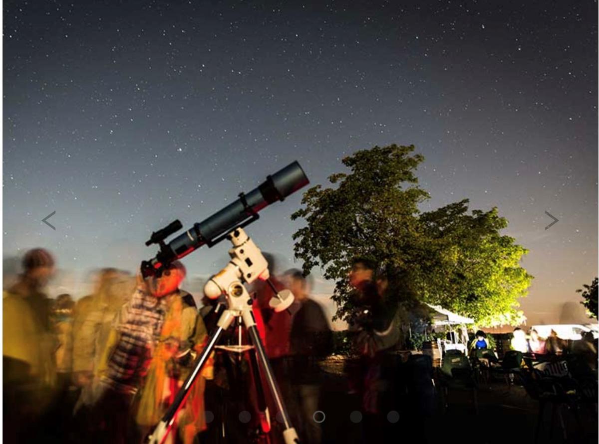 La bodega también realiza actividades de enoturismo como el visionado de perseidas o el yoga entre viñedos