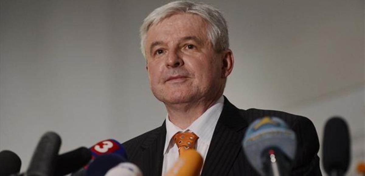 El primer ministre txec, Jiri Rusnok. El primer ministre txec, Jiri Rusnok.