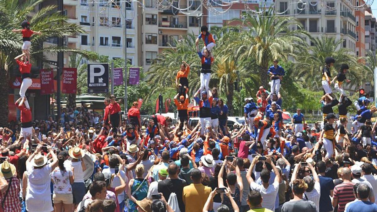 Alacant, III Diada
 Muixeranguera 
d’Alacant (2017)  
. levante-emv