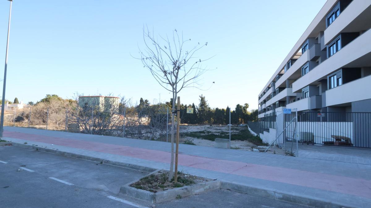 Parcela que el Ayuntamiento sacó a subasta en Nou Nazareth