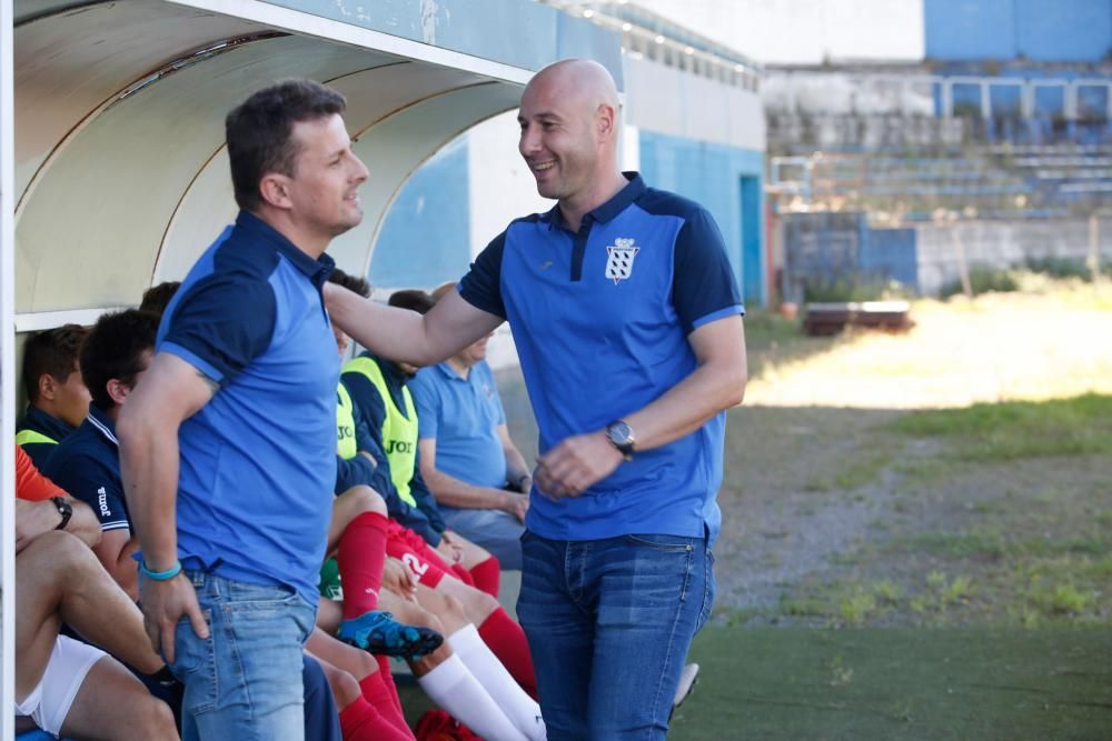 El partido entre el Real Avilés y el Praviano, en imágenes