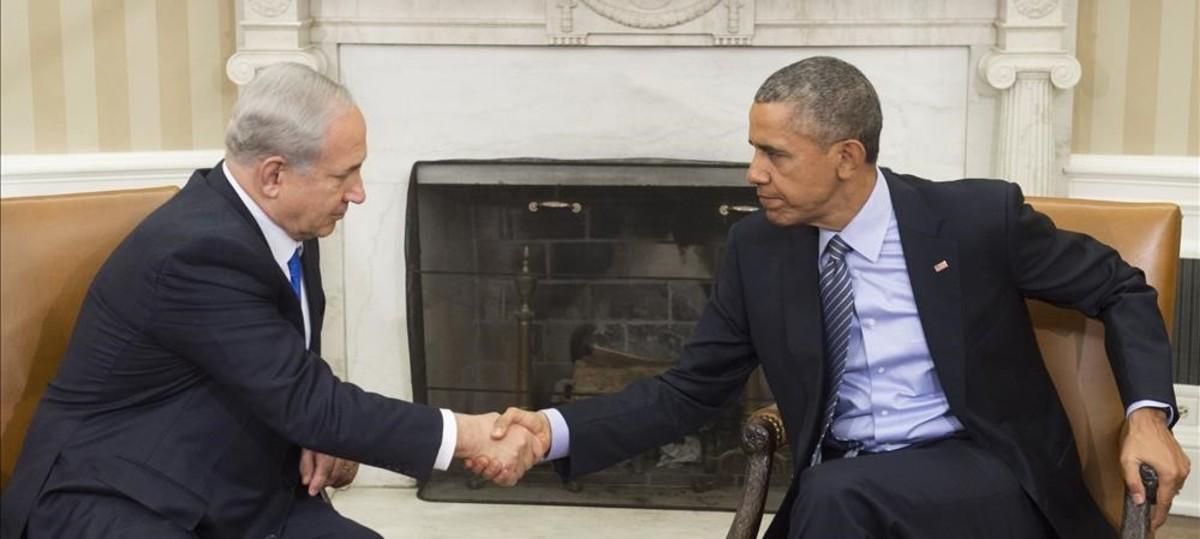 Netanyahu y Obama, en la Casa Blanca en octubre del 2014. 