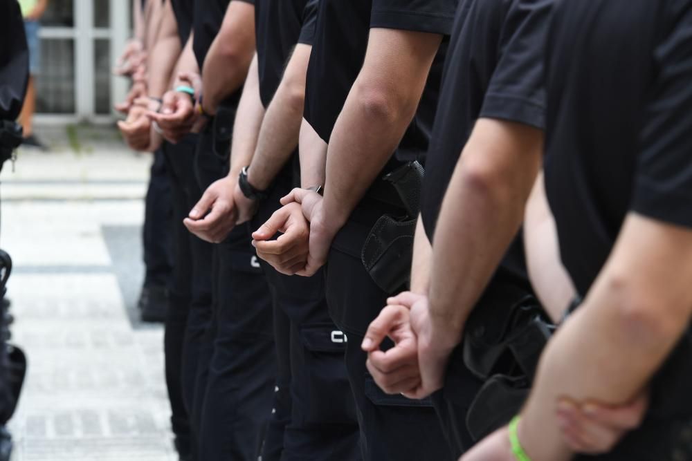 Los 154 agentes en prácticas se incorporarán durante once meses se incorporarán a las distintas plantillas policiales gallegas, 31 de ellos prestarán servicio en A Coruña.