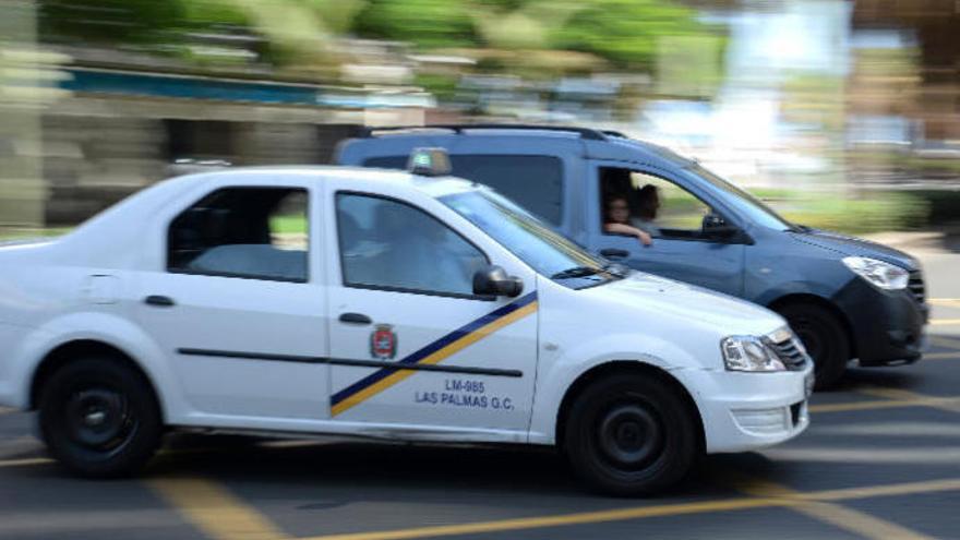 Imagen de archivo de un taxi municipal de la capital grancanaria.