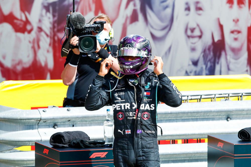 EN IMATGES | Hamilton guanya amb agonia a Silverstone i Sainz perd una valuosa quarta plaça al final