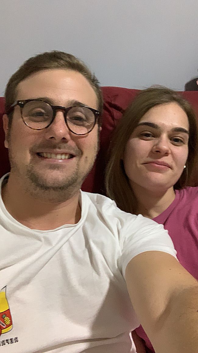 Mario y Paula, de cuarentena