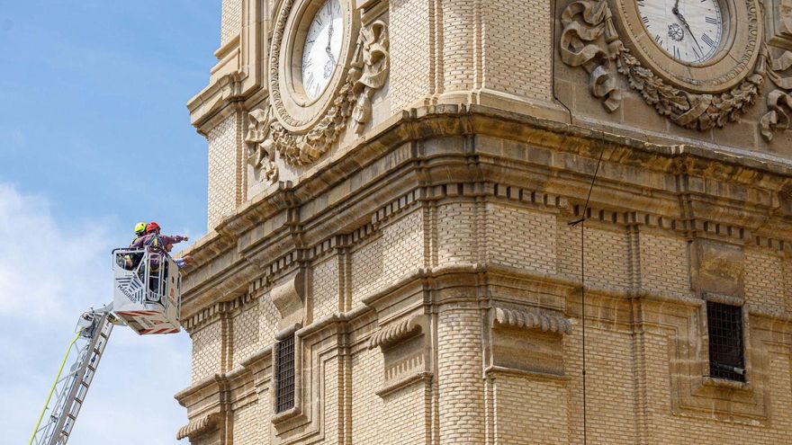 Los drones volverán a revisar las torres del Pilar antes de presentar el proyecto para su reforma en julio