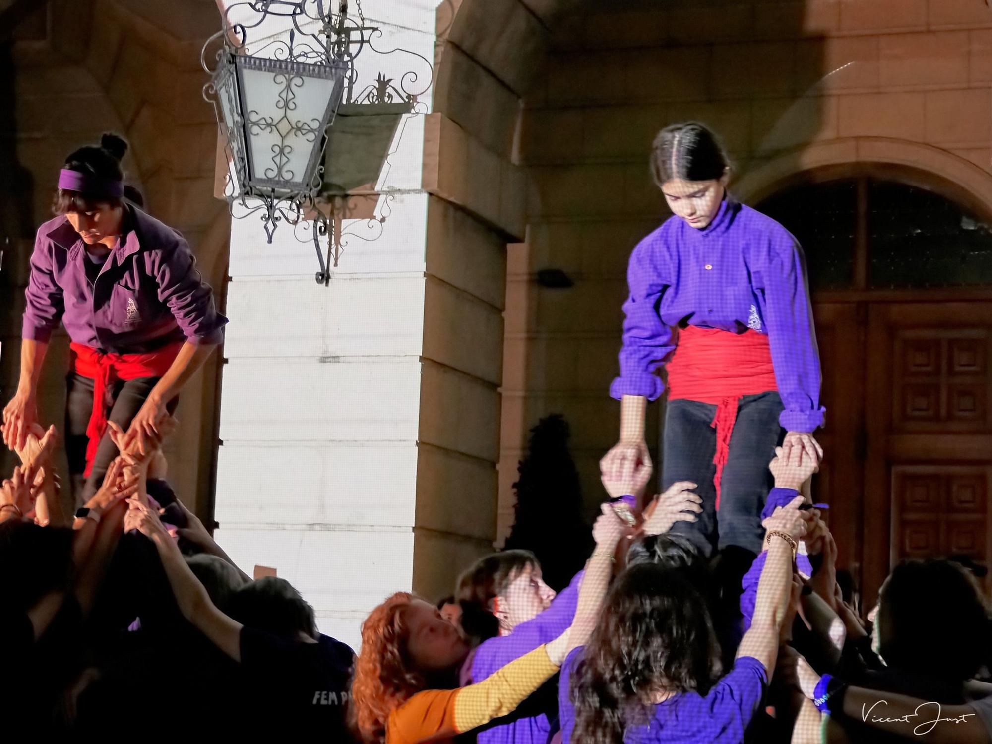 La manifestación feminista del 8M en Gandia